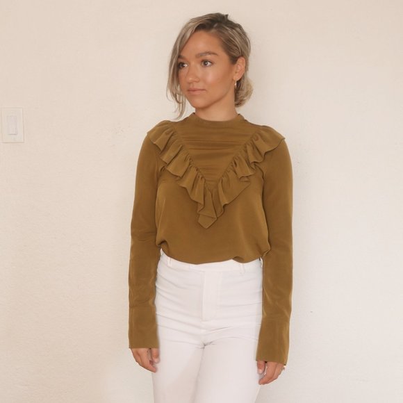 H&M Ruffled Blouse - Picture 1 of 5